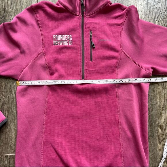 Patagonia Piton Hybrid Pullover Polartec 1/4 Zip Fleece Jacket Founders Brewing - Picture 9 of 9